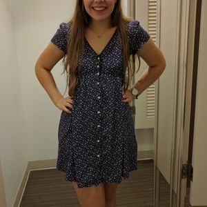 Blue Floral Dress